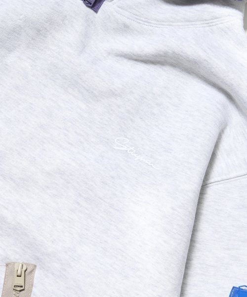 STIGMA(スティグマ)の「ZIPPER OVERSIZED HOODIE WHITE MELANGE(パーカー・メンズ・その他・LARGE/X-LARGE)」の4枚目の写真