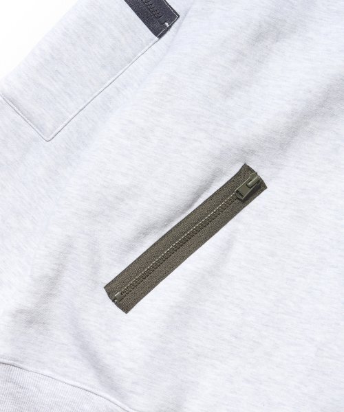 STIGMA(スティグマ)の「ZIPPER OVERSIZED HOODIE WHITE MELANGE(パーカー・メンズ・その他・LARGE/X-LARGE)」の6枚目の写真
