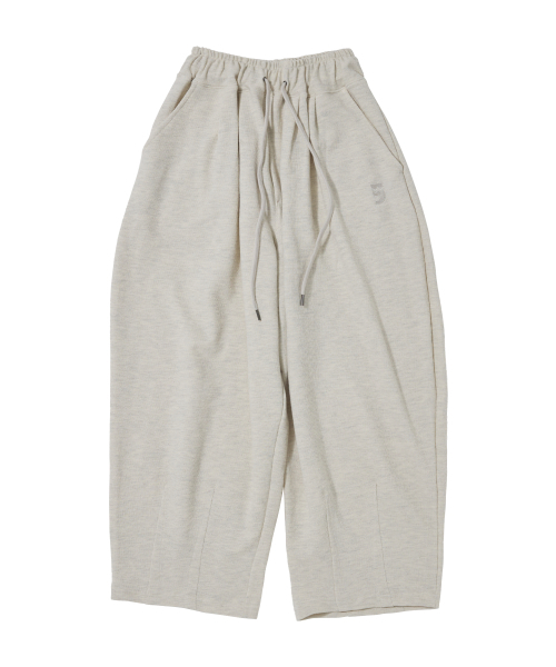 A NOTHING(アナッシング)の「PIN-KNIT BALLOON PANTS (Oatmeal)(スウェットパンツ・レディース・その他・LARGE/MEDIUM)」の1枚目の写真