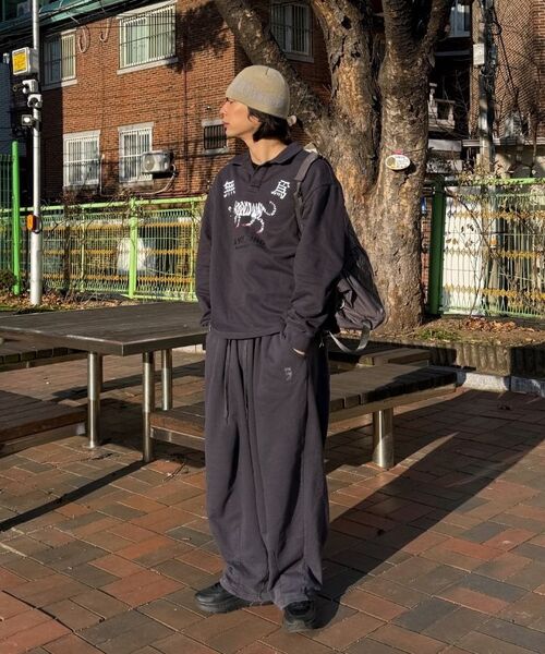 A NOTHING(アナッシング)の「PIN-KNIT BALLOON PANTS (Oatmeal)(スウェットパンツ・レディース・その他・LARGE/MEDIUM)」の5枚目の写真
