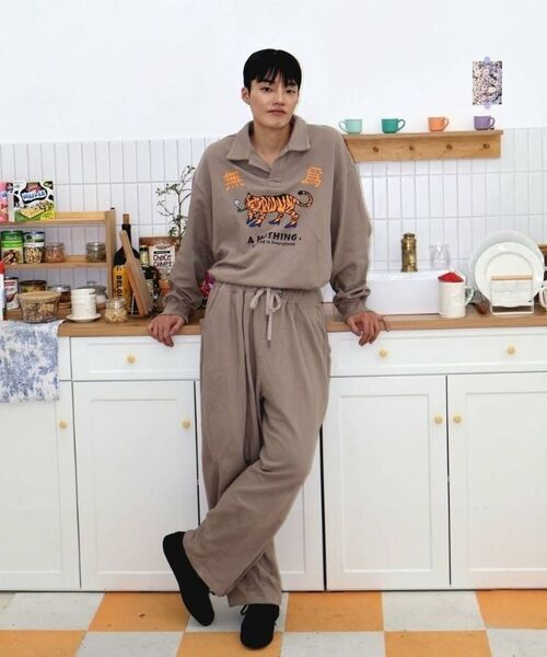 A NOTHING(アナッシング)の「PIN-KNIT BALLOON PANTS (Oatmeal)(スウェットパンツ・レディース・その他・LARGE/MEDIUM)」の8枚目の写真