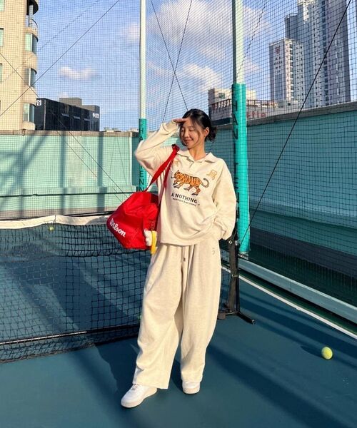 A NOTHING(アナッシング)の「PIN-KNIT BALLOON PANTS (Oatmeal)(スウェットパンツ・レディース・その他・LARGE/MEDIUM)」の15枚目の写真