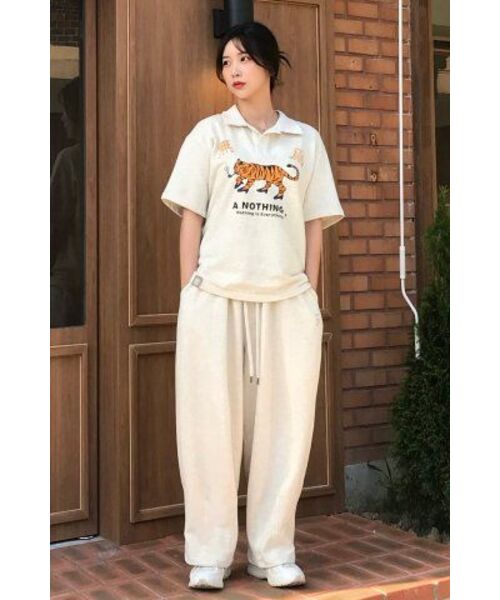 A NOTHING(アナッシング)の「PIN-KNIT BALLOON PANTS (Oatmeal)(スウェットパンツ・レディース・その他・LARGE/MEDIUM)」の22枚目の写真