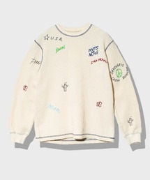 Universal Style Wear（ユニバーサルスタイルウェア）の「Universal Style Wear/ユニバーサルスタイルウェア　RAKUGAKI waffle Tee（Tシャツ/カットソー）」