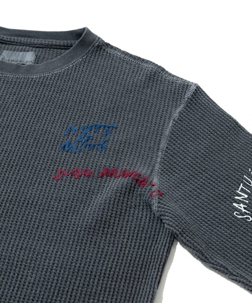 Universal Style Wear（ユニバーサルスタイルウェア）の「Universal Style Wear/ユニバーサルスタイルウェア　RAKUGAKI waffle Tee（Tシャツ/カットソー・メンズ・ブラック系その他2/ホワイト・LARGE/X-LARGE/MEDIUM）」の4枚目の写真