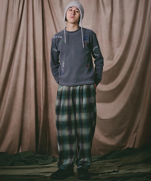 Universal Style Wear（ユニバーサルスタイルウェア）の「Universal Style Wear/ユニバーサルスタイルウェア　RAKUGAKI waffle Tee（Tシャツ/カットソー・メンズ・ブラック系その他2/ホワイト・LARGE/X-LARGE/MEDIUM）」の12枚目の写真