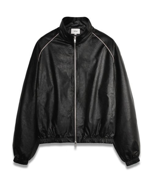 DOFFSEPT(ドフセプト)の「FAUX Leather Windbreaker in Black(ライダースジャケット・レディース・その他・FREE)」の2枚目の写真