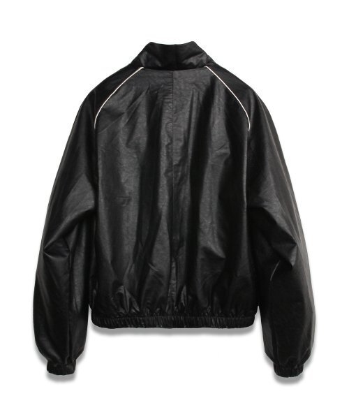 DOFFSEPT(ドフセプト)の「FAUX Leather Windbreaker in Black(ライダースジャケット・レディース・その他・FREE)」の3枚目の写真