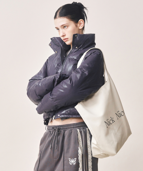 NICK&NICOLE（ニックアンドニコール）の「NICOLE BIG SHOPPER BAG_CREAM（ショルダーバッグ・レディース・その他・FREE）」の4枚目の写真