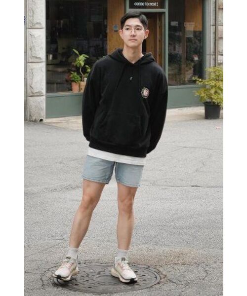 VERSE ONE(バースワン)の「FLOWER SYMBOL LOGO PULLOVER HOODIE BLACK(パーカー・レディース・その他・LARGE/MEDIUM/SMALL)」の10枚目の写真