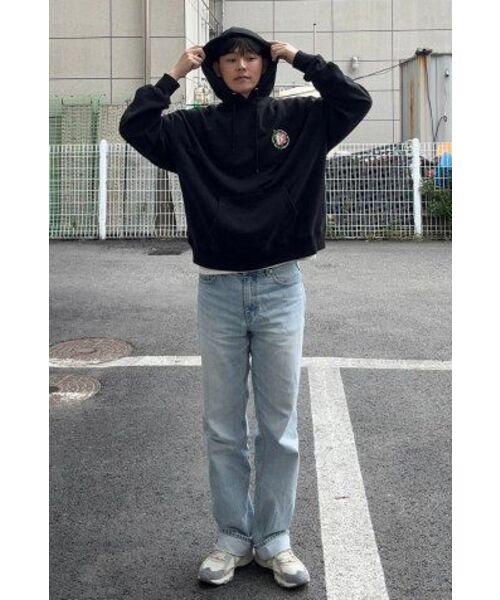 VERSE ONE(バースワン)の「FLOWER SYMBOL LOGO PULLOVER HOODIE BLACK(パーカー・レディース・その他・LARGE/MEDIUM/SMALL)」の18枚目の写真