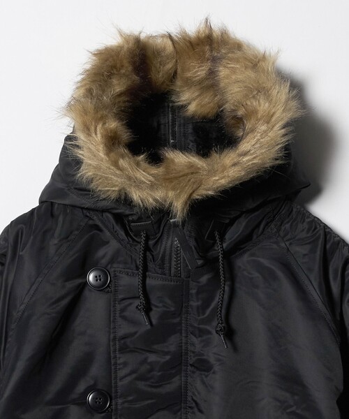 Alpha Industries（アルファインダストリーズ）の「＜ALPHA INDUSTRIES＞N-2B ショート ウエスト パーカー（ブルゾン・メンズ・ブラック・XL/M/L）」の16枚目の写真