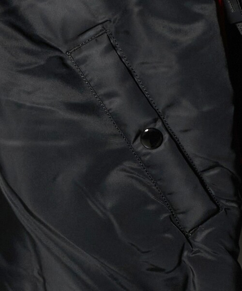 Alpha Industries（アルファインダストリーズ）の「＜ALPHA INDUSTRIES＞N-2B ショート ウエスト パーカー（ブルゾン・メンズ・ブラック・XL/M/L）」の2枚目の写真