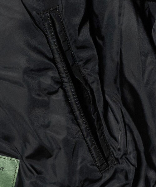 Alpha Industries（アルファインダストリーズ）の「＜ALPHA INDUSTRIES＞N-2B ショート ウエスト パーカー（ブルゾン・メンズ・ブラック・XL/M/L）」の3枚目の写真