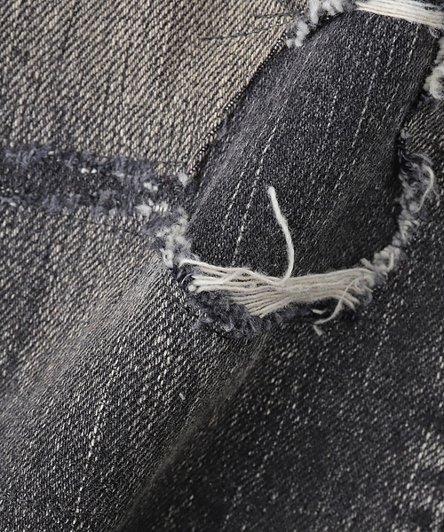 Anachronorm（アナクロノーム）の「ANACHRONORM / アナクロノーム SMU REGULAR TAPERED 5P BLACK（デニムパンツ・メンズ・ブラック・X-LARGE/LARGE/MEDIUM/SMALL）」の6枚目の写真