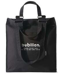 bubilian（バビリアン）の「ツーハンドルロゴエコバッグ_ブラック（エコバッグ/サブバッグ）」