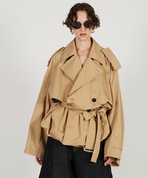 PRANK PROJECT | 【2026Spring Pre-Order】バルーンヘムトレンチ / Balloon Hem Trench(トレンチコート)