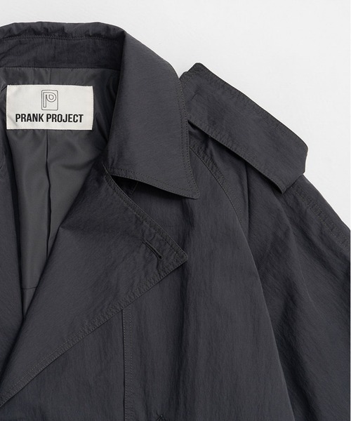 PRANK PROJECT(プランクプロジェクト)の「バルーンヘムトレンチ / Balloon Hem Trench(トレンチコート・レディース・チャコールグレー/ベージュ・FREE)」の16枚目の写真