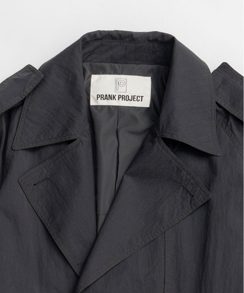 PRANK PROJECT(プランクプロジェクト)の「バルーンヘムトレンチ / Balloon Hem Trench(トレンチコート・レディース・チャコールグレー/ベージュ・FREE)」の15枚目の写真