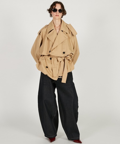 ジャケット・アウター prankproject Balloon Hem Trench バルーンヘムトレンチ / Balloon Hem Trench（トレンチコート）｜PRANK