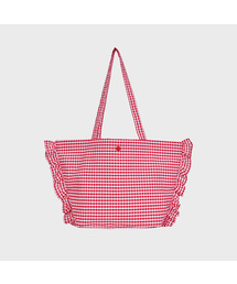 Ruffle Trim Bag (Red)