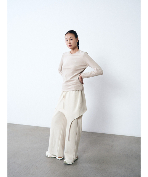 HUMTTO(ハムト)の「女性 テンセル 起毛 Tシャツ フラッフィ(Tシャツ/カットソー・レディース・ブラック/ラベンダー/オートミール・SMALL/MEDIUM/LARGE/X-LARGE)」の5枚目の写真