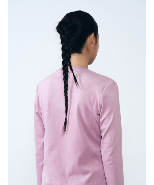 HUMTTO(ハムト)の「女性 テンセル 起毛 Tシャツ フラッフィ(Tシャツ/カットソー・レディース・ブラック/ラベンダー/オートミール・SMALL/MEDIUM/LARGE/X-LARGE)」の13枚目の写真