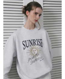 Sunrise Sweatshirt heather gray blue