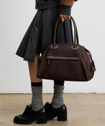 CHRISTINE PROJECT（クリスティンプロジェクト）の「TWO ZIPPER BAG NYLON ORIGINAL(CHOCO SYRUP)（トートバッグ・レディース）」