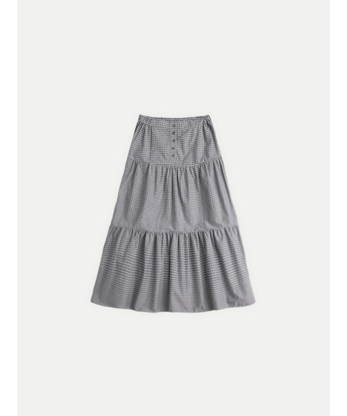 COLOCYNTH(コロシント)の「Momo Long Skirt Sky Check(スカート・レディース・その他・FREE)」の3枚目の写真