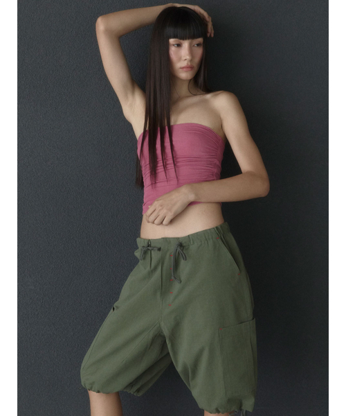 VISUS(ヴィスシュ)の「Wrinkle Tube Top_Pink(Tシャツ/カットソー・レディース・その他・SMALL/MEDIUM)」の2枚目の写真