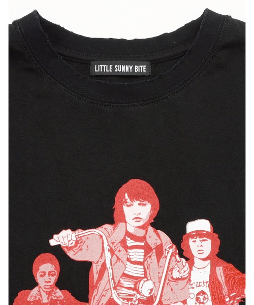 Little sunny bite(リトルサニーバイト)の「【8】【it】【Little sunny bite】stranger things x little sunny bite graphic big tee(Tシャツ/カットソー・レディース・ブラック/ホワイト/ピンク・SMALL/MEDIUM)」の17枚目の写真