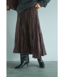 marjour（マージュール）の「WASHER PLEATS SATIN SKIRT（スカート・レディース）」