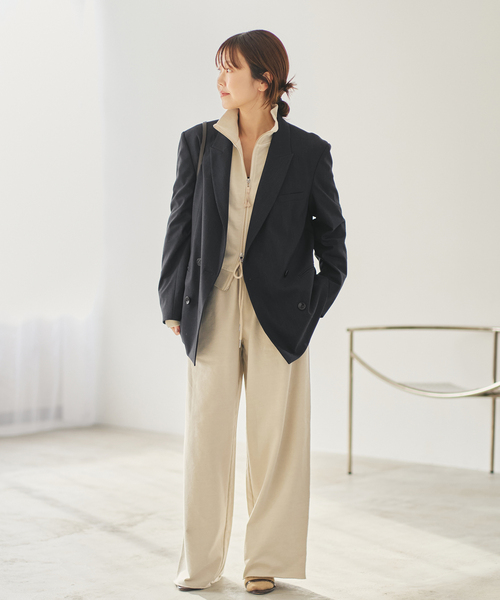 plage（プラージュ）の「mannish ジャケット（テーラードジャケット・レディース・ブラック/チャコールグレー・36/38）」の5枚目の写真