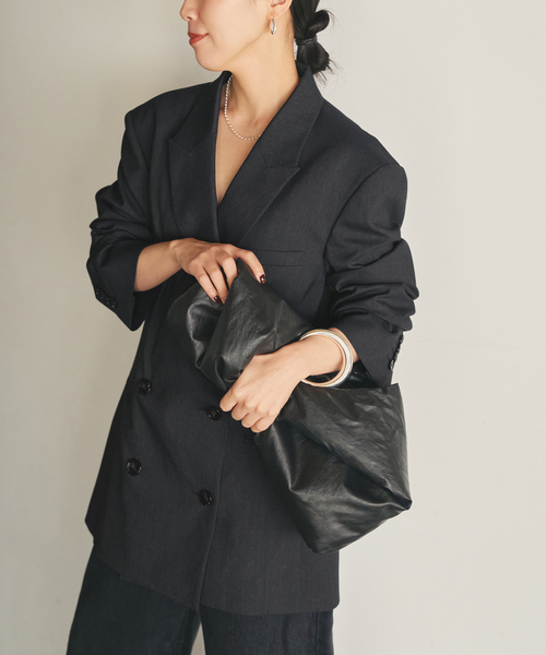 plage（プラージュ）の「mannish ジャケット（テーラードジャケット・レディース・ブラック/チャコールグレー・36/38）」の21枚目の写真