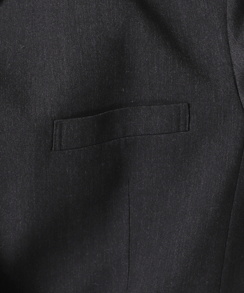 plage(プラージュ)の「mannish ジャケット(テーラードジャケット・レディース・ブラック/チャコールグレー・36/38)」の5枚目の写真