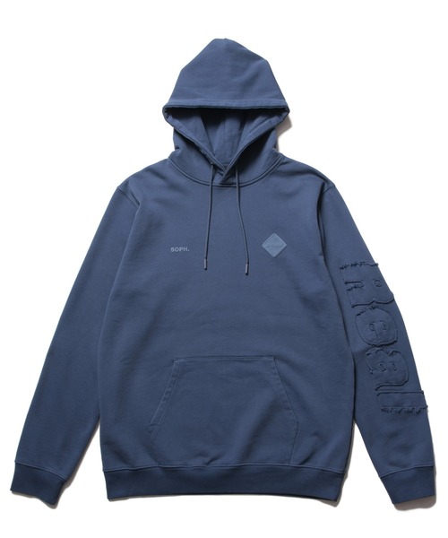 F.C.Real Bristol（エフシーレアルブリストル）の「CUT-OFF LOGO SWEAT HOODIE（パーカー・メンズ・ブラック/ブルー/オフホワイト/レッド・SMALL/MEDIUM/LARGE/X-LARGE/XX-LARGE）」の4枚目の写真
