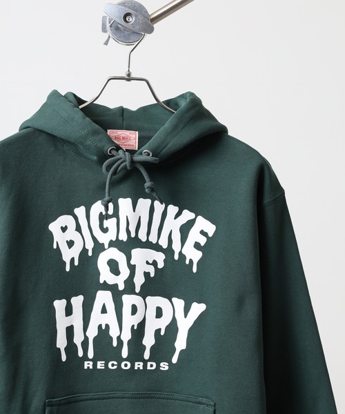 BIGMIKE 裏毛 プリント長袖パーカー/フーディー（パーカー）｜BIG MIKE