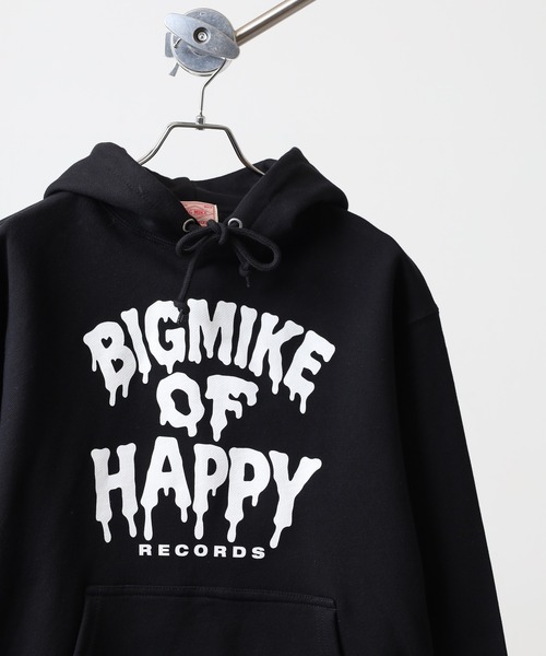 BIGMIKE 裏毛 プリント長袖パーカー/フーディー（パーカー）｜BIG MIKE