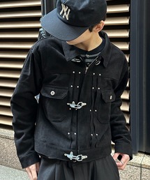 kutir(�N�e�B�[��)��FIREMAN STUDS DESIGN ASSORTED SHORT JACKET�^�t�@�C���[�}���X�^�b�Y�f�U�C���A�\�[�g�V���[�g�W���P�b�g(�f�j���W���P�b�g)