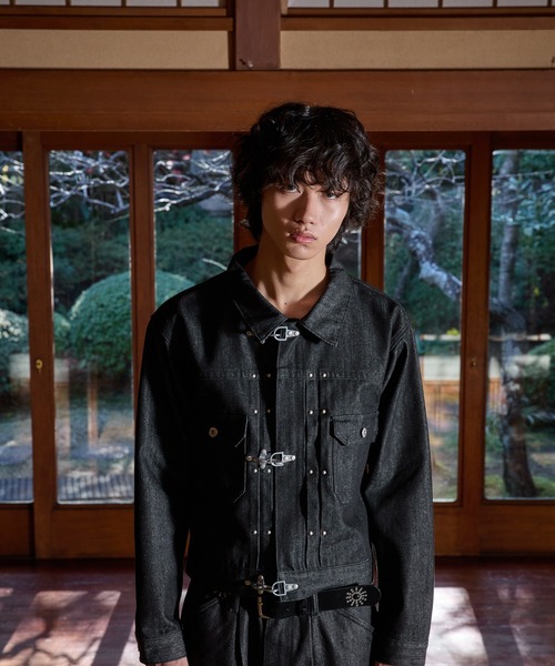 セール】FIREMAN STUDS DESIGN ASSORTED SHORT JACKET／ファイヤーマン