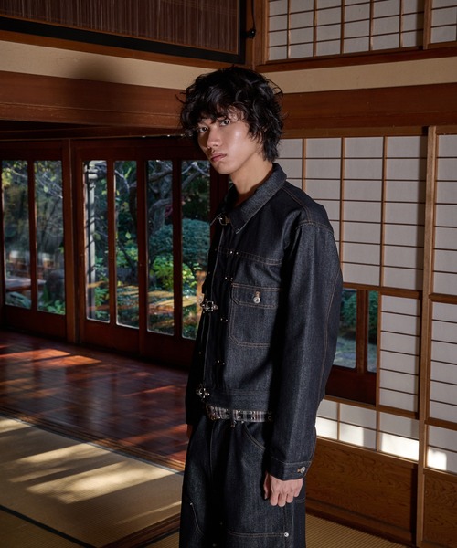 セール】FIREMAN STUDS DESIGN ASSORTED SHORT JACKET／ファイヤーマン