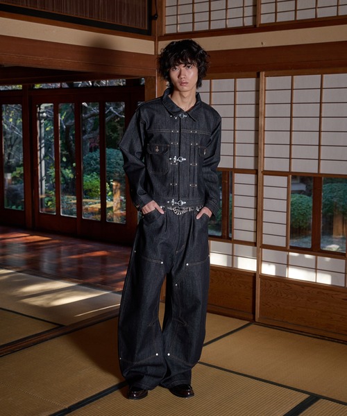 セール】FIREMAN STUDS DESIGN ASSORTED SHORT JACKET／ファイヤーマン