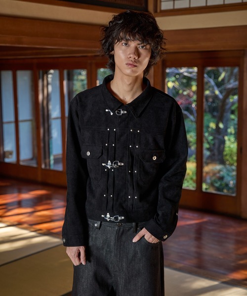 FIREMAN STUDS DESIGN ASSORTED SHORT JACKET／ファイヤーマンスタッズ