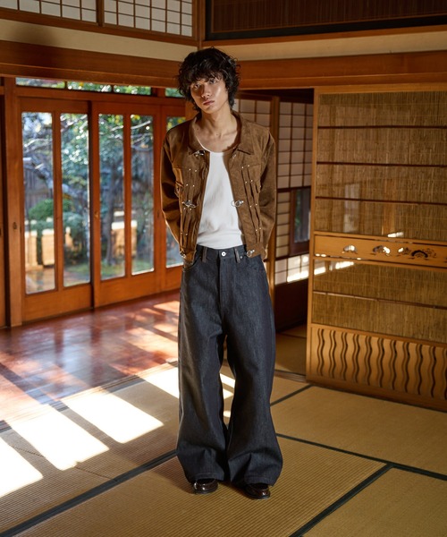 セール】FIREMAN STUDS DESIGN ASSORTED SHORT JACKET/ファイヤーマン セール】FIREMAN STUDS DESIGN ASSORTED SHORT JACKET/ファイヤーマン