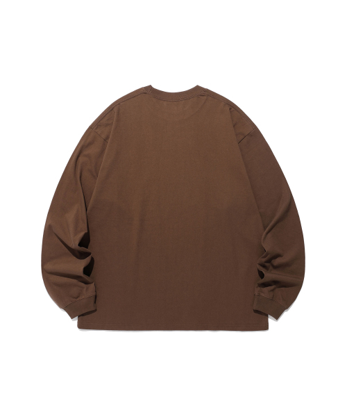 NICE GHOST CLUB（ナイスゴーストクラブ）の「3EYES DOG BIG BIG L/S TEE_BROWN(NG2FSUT551A)（Tシャツ/カットソー・レディース・ブラウン・M/L/S）」の4枚目の写真