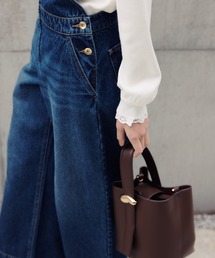 NATURAL BEAUTY BASIC | ◇レースフリルドッキングニット(ニット/セーター)