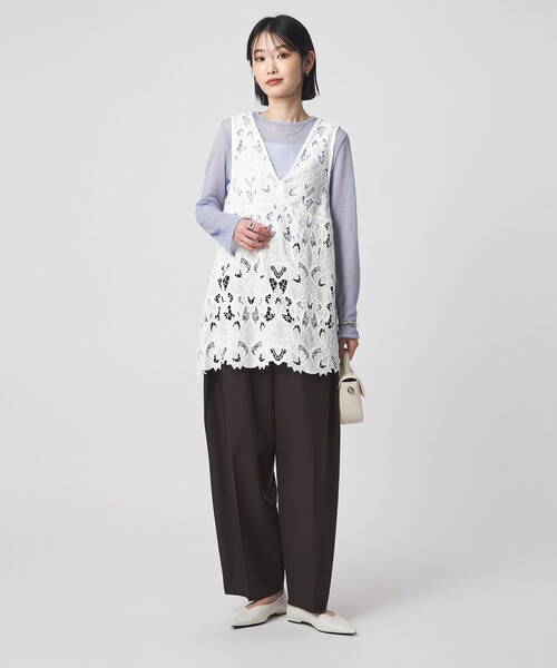 green label relaxing レース ノースリーブブラウス UNITED ARROWS green label relaxing レース ノースリーブ ブラウス