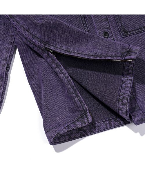 EXTRAORDINARY(エクストラオーディナリー)の「ACID WASHED POCKET SHIRT PURPLE(シャツ/ブラウス・メンズ・その他・M/L/XL)」の6枚目の写真