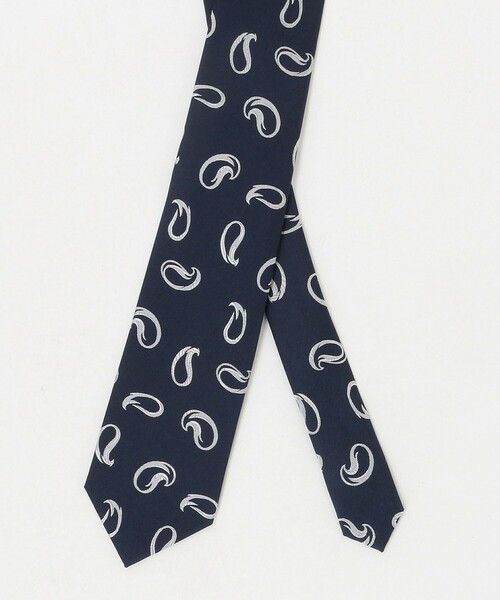 green label relaxing（グリーンレーベルリラクシング）の「GLR ジャパン ヴィンテージ 8.0cm ペイズリー ネクタイ（ネクタイ・メンズ・ピンク/ベージュ/ネイビー/ダークグレー・FREE）」の6枚目の写真